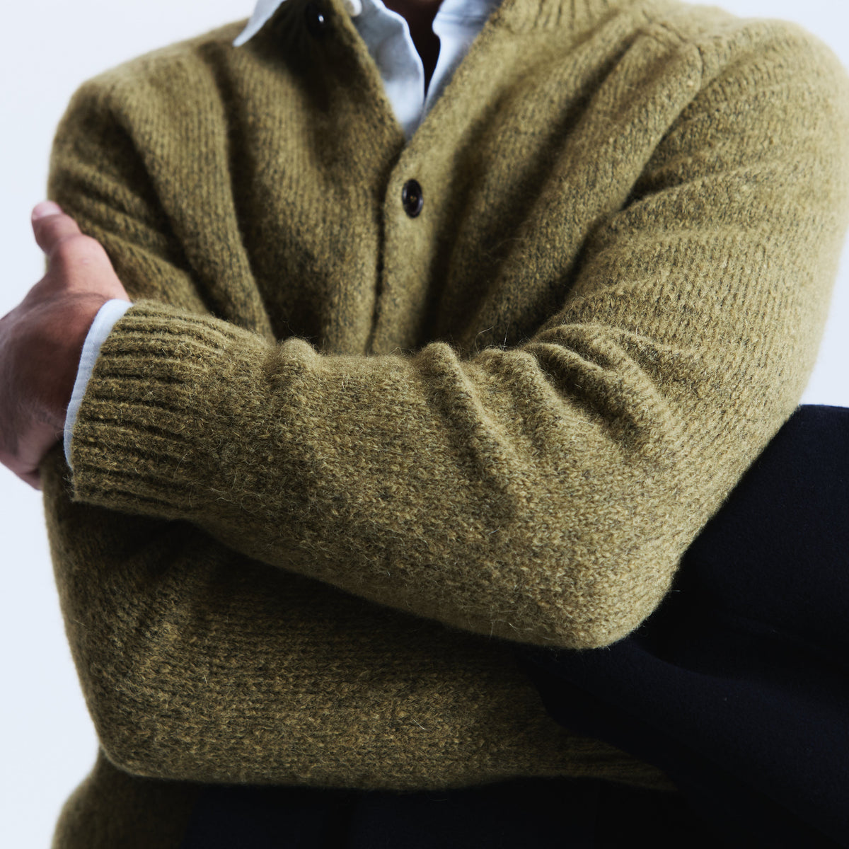 Cardigan Archie vert lichen - 2