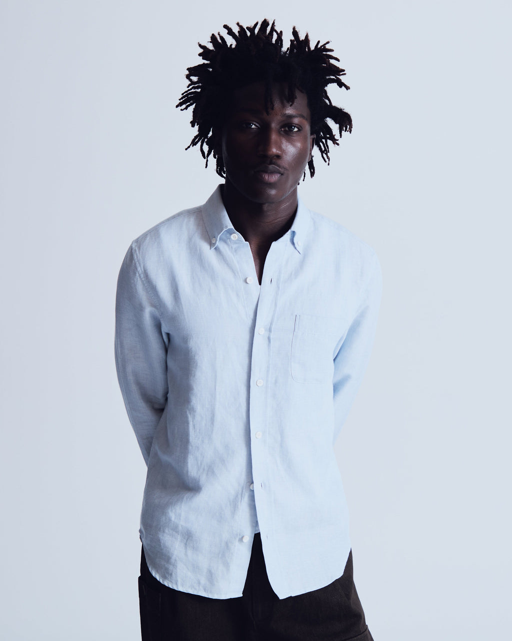 Chemise Calvi bleu ciel - 1